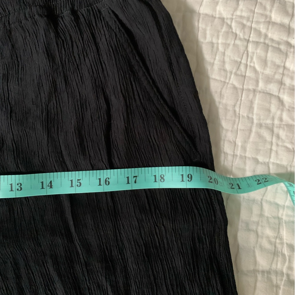 Madewell straight leg crop pants in crinkle crepe - Picture 8 of 10